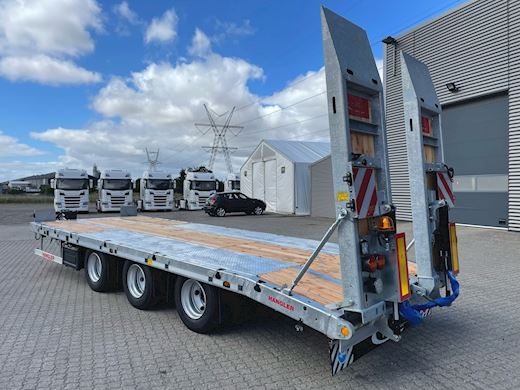 Hangler 3-aks 25-tons maskinkærre Machine trailer - 2