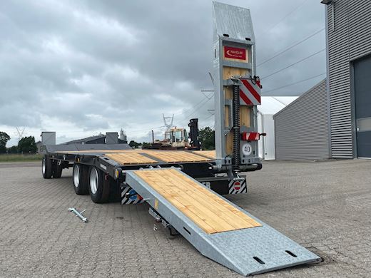Hangler 3-aks 30-tons maskinhænger til TRAKTOR Machine trailer - 11