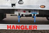 Hangler 3-aks galvaniseret Machine trailer - 5
