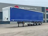Hangler 3-aks 45-tons gardintrailer truckbeslag Curtains - 1
