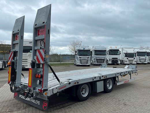 Hangler 2-aks 21-tons m. containerlåse Machine trailer - 4