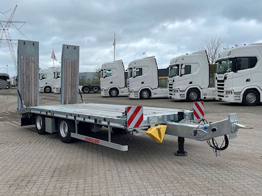 Hangler 2-aks 21-tons m. containerlåse Machine trailer - 5