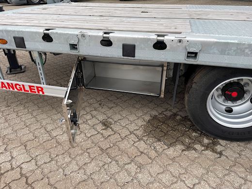 Hangler 2-aks 21-tons m. containerlåse Machine trailer - 15