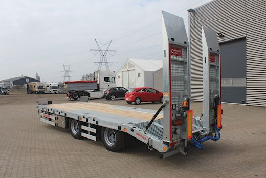 Hangler 2-aks stålgitter ramper Machine trailer - 2